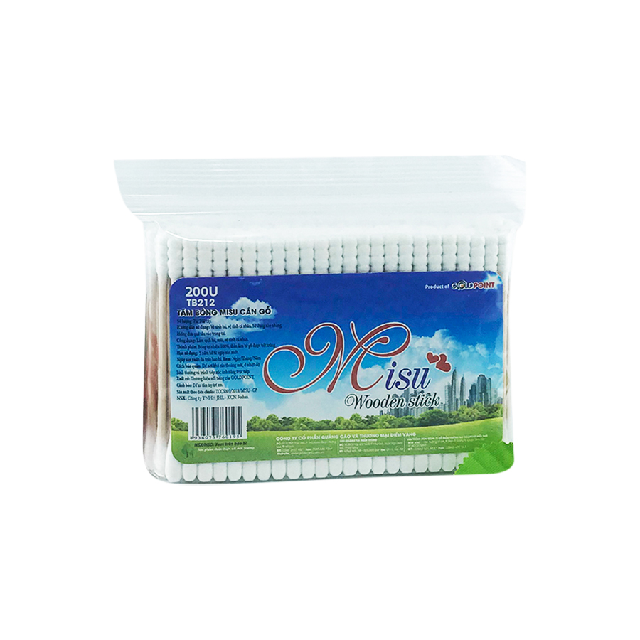 Bông gói gỗ Misu 200 que