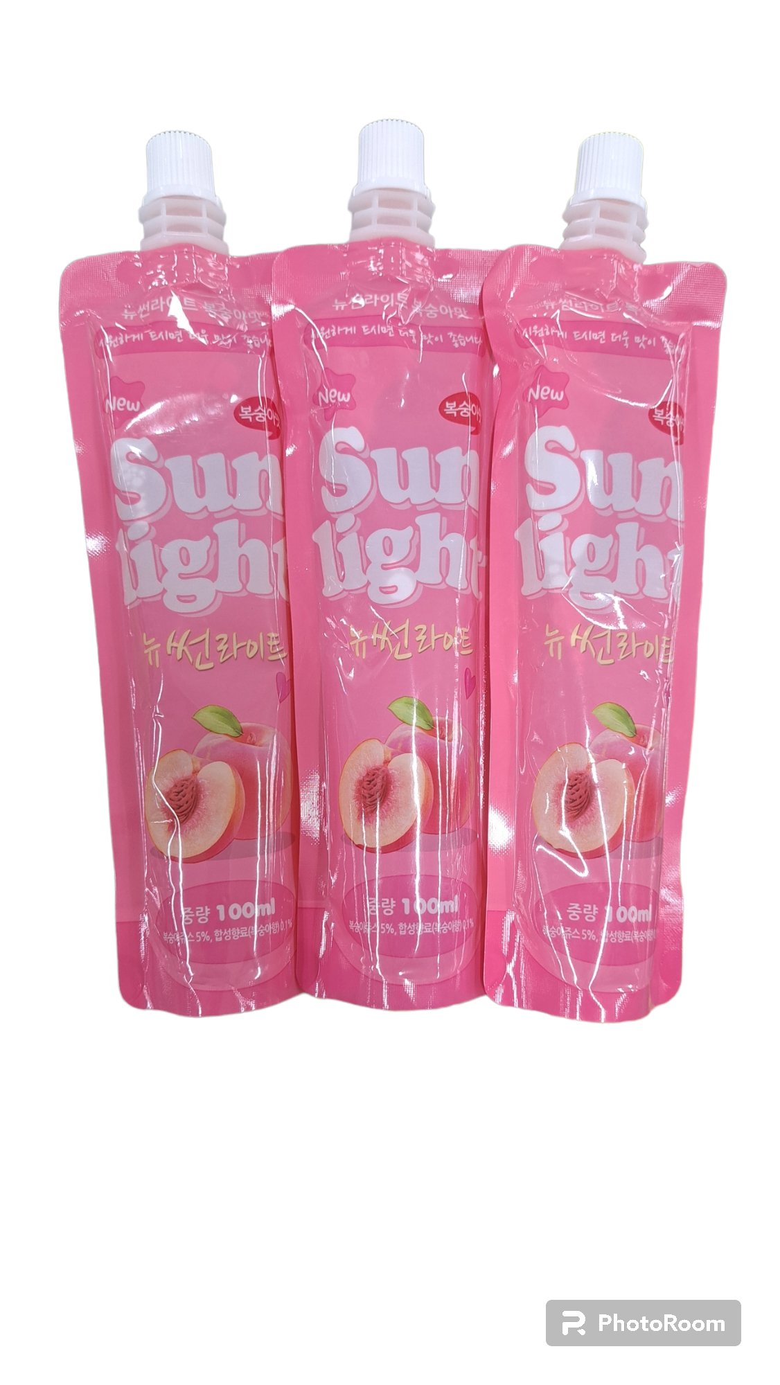 Nước thạch uống Sunlight vị đào Hàn Quốc 100ml