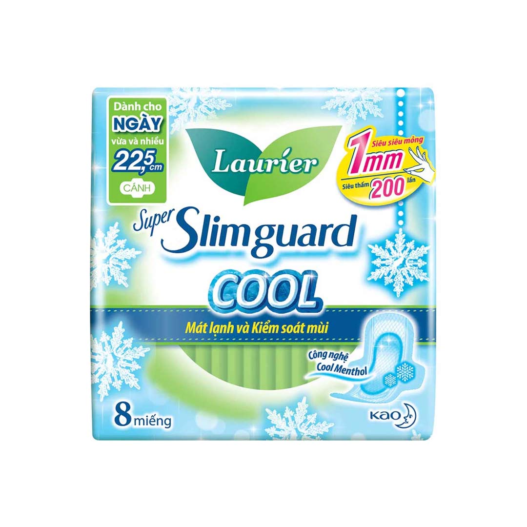 Băng vệ sinh Laurier Cool 8M 22,5cm