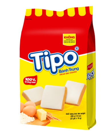 Bánh trứng Tipo Hữu Nghị 220g