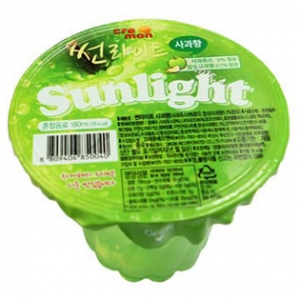 Thạch Sunlight vị táo 180ml Hàn Quốc