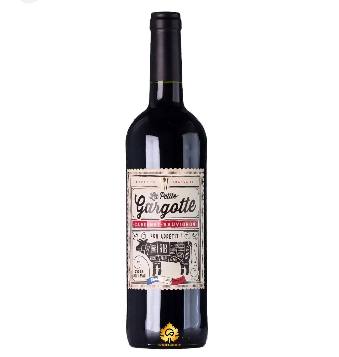 Rượu vang đỏ chát La Petite Gargotte 13,5% Pháp 750ml