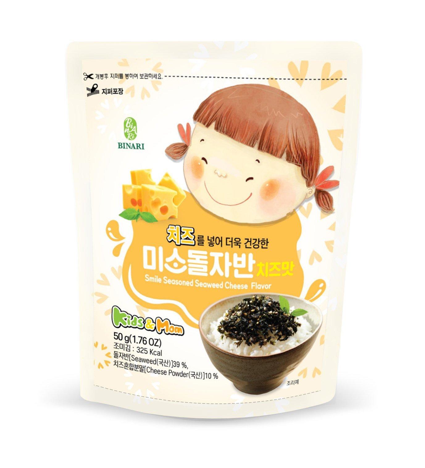 Rong biển em bé vị phô mai BINARI Hàn Quốc 50g