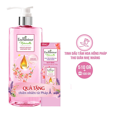 Sữa tắm Enchanteur Naturelle hương hoa Iris 510g