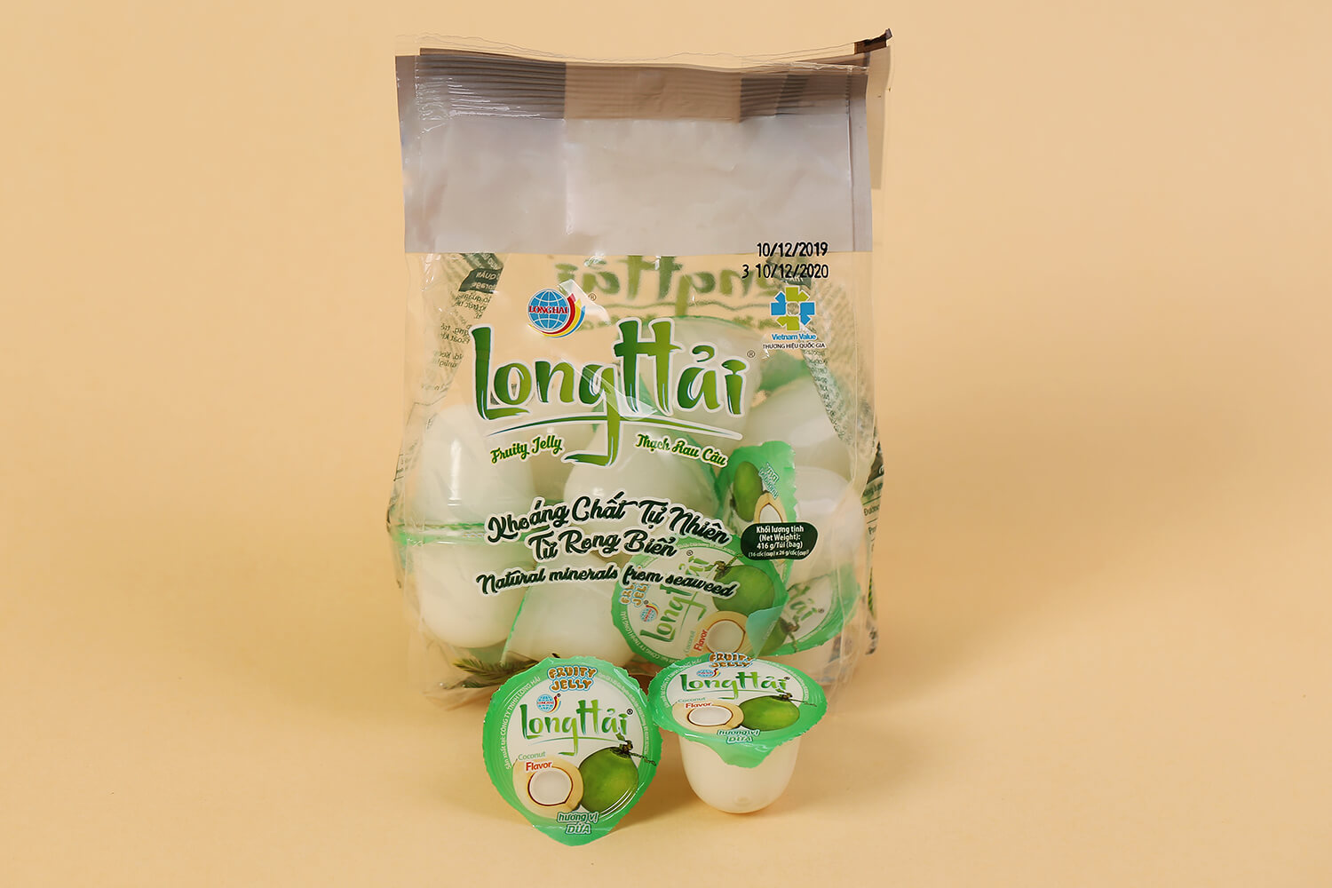 Thạch rau câu dừa Long Hải 416g