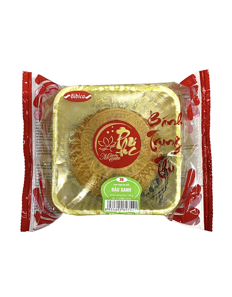 Bánh nướng nhân đậu xanh Bibica 150g