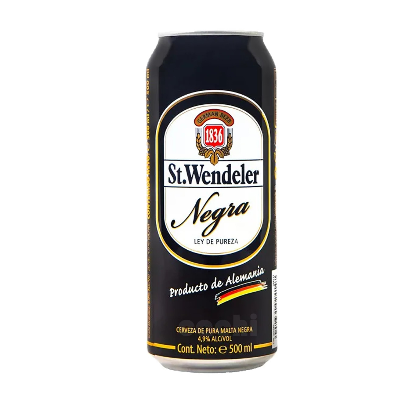 BIA LÚA MẠCH Đức ST.WENDELER BLACK 4.8% 500ml ( Bia Đen )