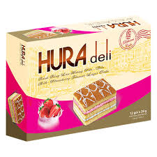 Bánh Hura Deli hương dâu 336g