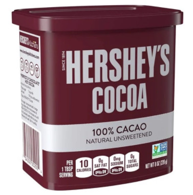 Bột ca cao nguyên chất 100% Hershey's Mỹ 226g