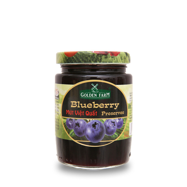 Mứt việt quất  Golden Farm Preserves 210g