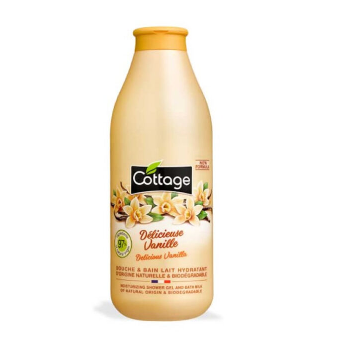 Sữa tắm dưỡng thể Cottage hương Vanilla 750ml Pháp