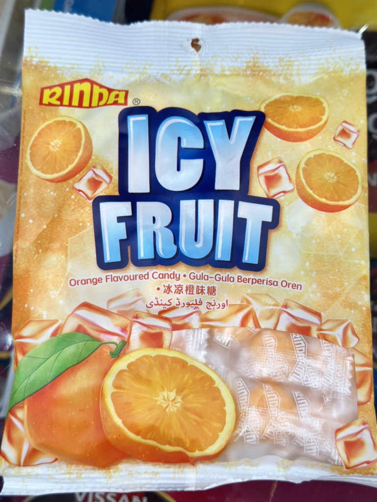 Kẹo Rinda Icy Fruit- vị cam