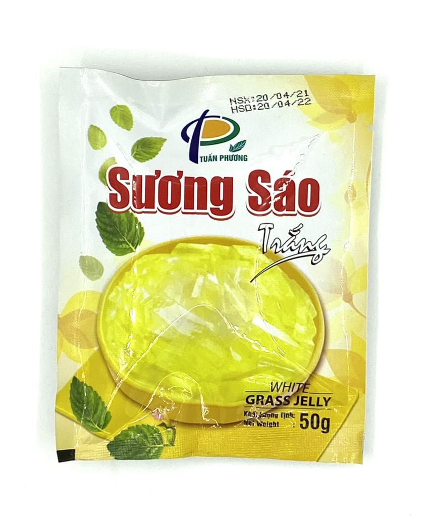 Bột sương sáo trắng Tuấn Phương Grass Jelly 50g
