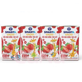 Sữa Smarta Grow trái cây hương dâu 110ml