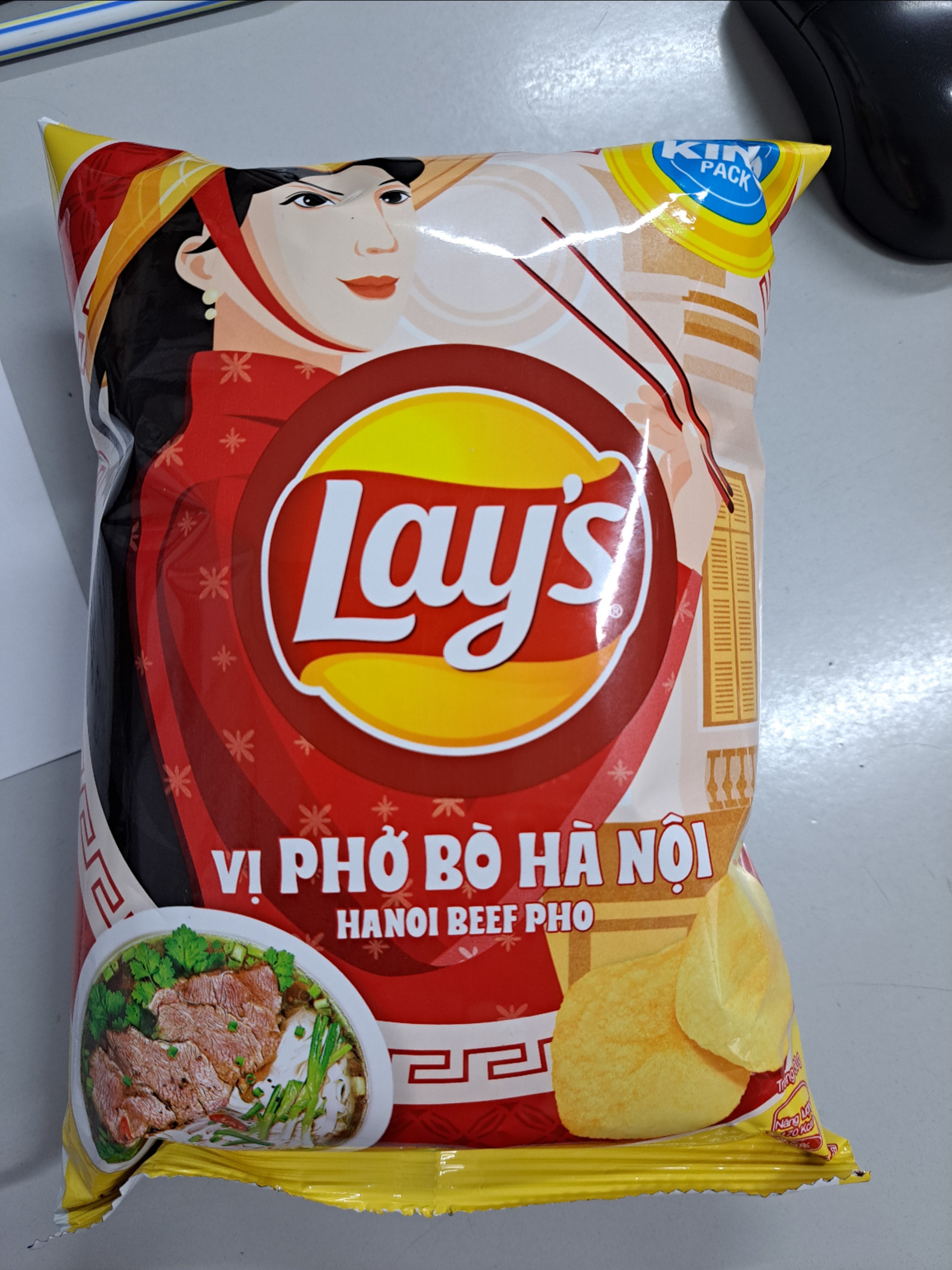 Bim Lays vị phở bò Hà Nội 52g