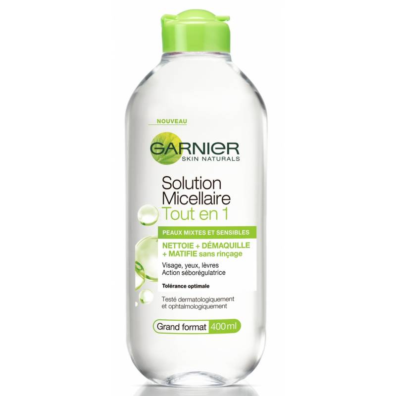 Nước tẩy trang Garnier dành cho da hỗn hợp 400ml Pháp
