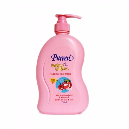 Sữa tắm gội Pureen baby hương đào 750ml