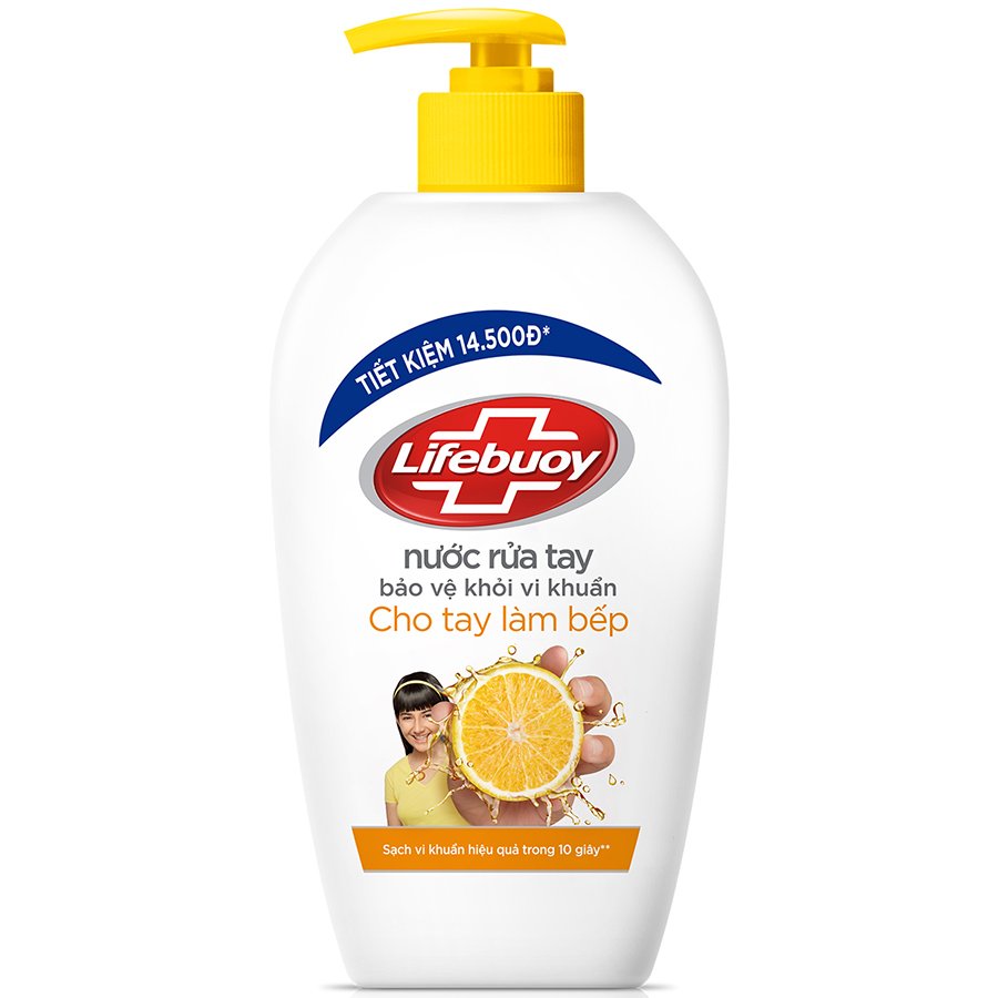 Nước rửa tay Lifebuoy chanh khử mùi 450g