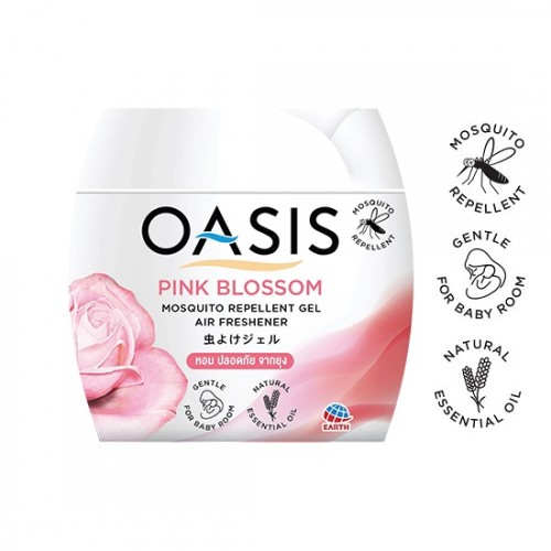 Sáp thơm đuổi muỗi Oasis hương hoa hồng 180g