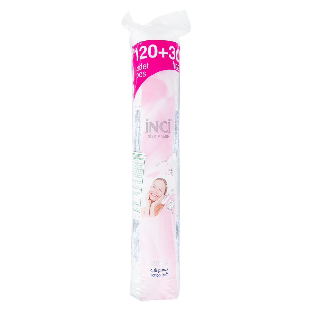 Bông tẩy trang INCI Thổ Nhĩ Kỳ 150 miếng