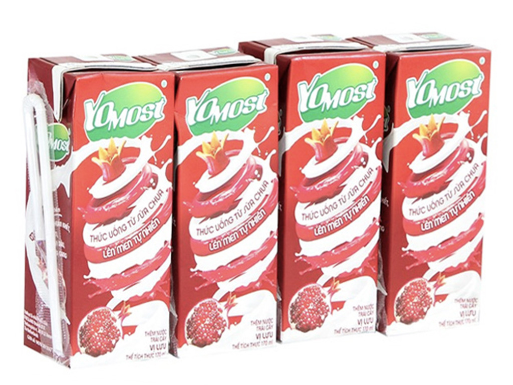 Sữa Yomost vị  lựu 170ml*48 hộp