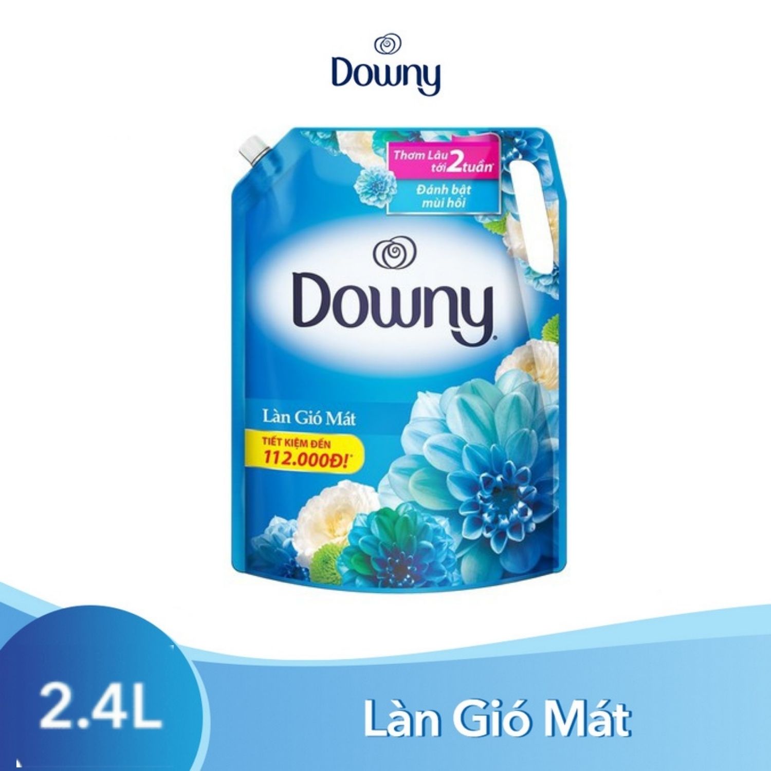 Nước xả vải Downy làn gió mát 2,6L
