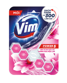 Vim viên treo bồn cầu hương hoa mộc lan 55g