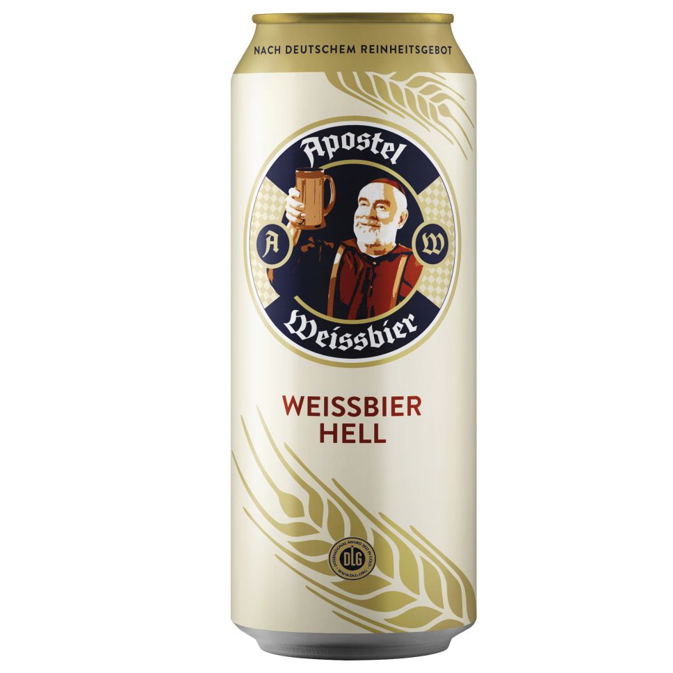 BIA LÚA MÌ Đức APOSTEL WEISSBIER HELL 5.3% 500ml ( BIA ĐỤC )