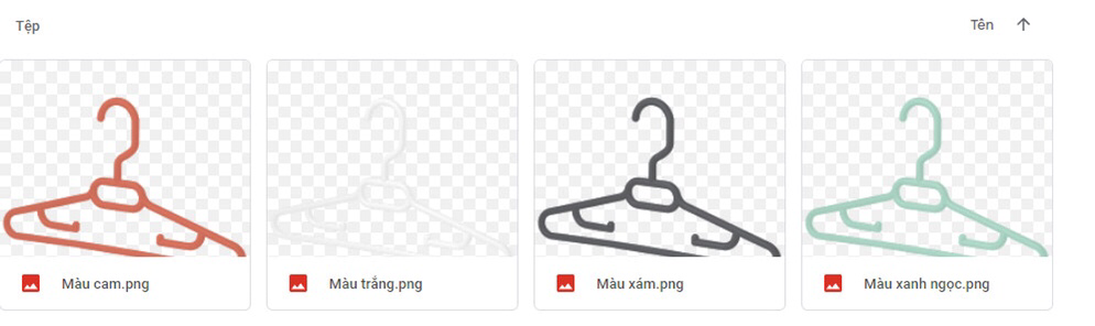Set 10 móc áo trẻ em Inochi Hara 181