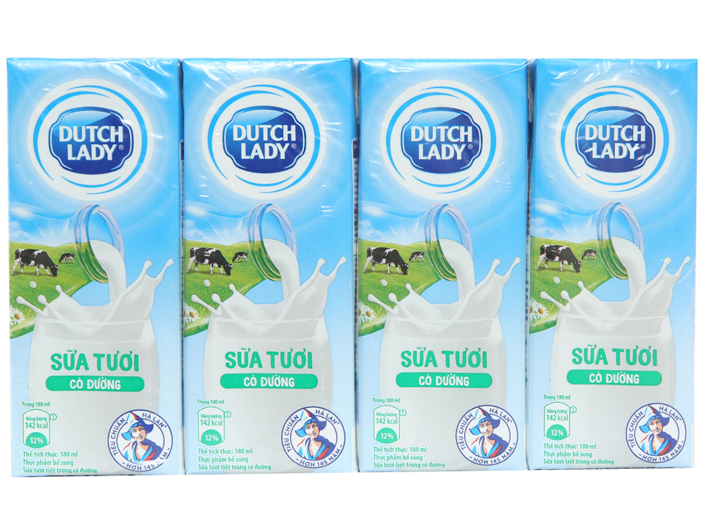 Sữa CGHL có đường 180ml*48 hộp mới