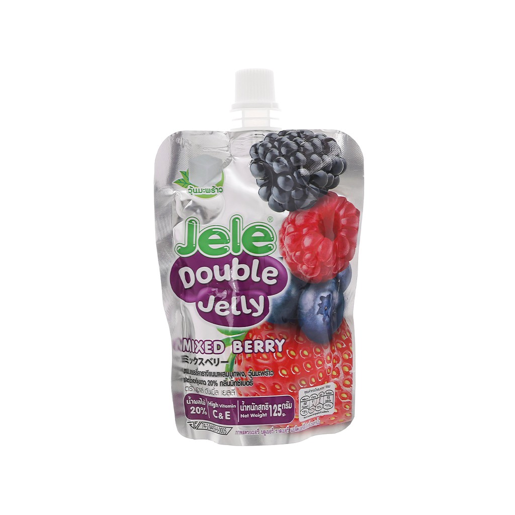 Nước thạch vị Mixed Berry Jele Double Thái Lan 125g