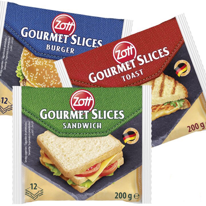 Phô mai lát Zott Đức 200g