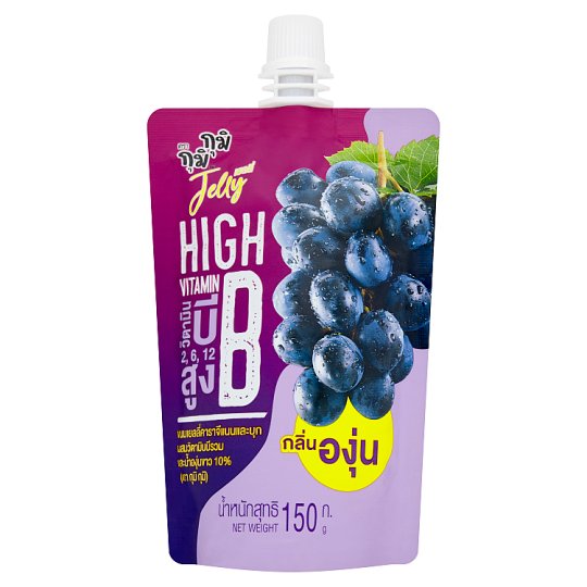 Nước thạch Jelly Gum Vitamin B vị nho 250g Thái Lan