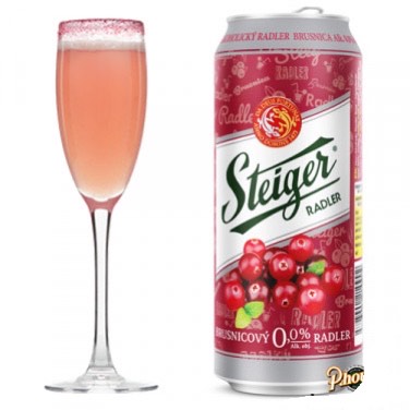Bia Steiger vị nam việt quất Tiệp 500ml