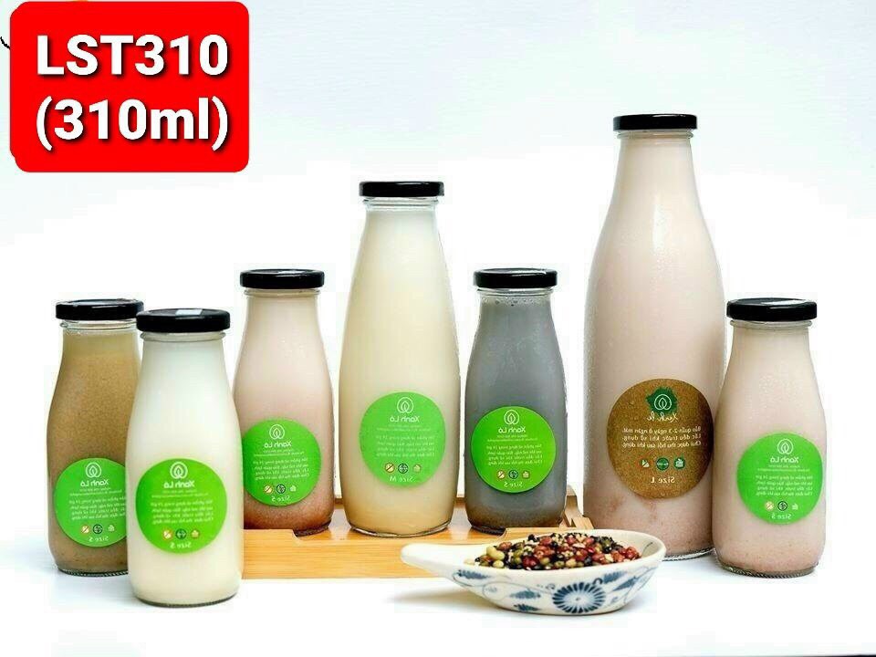 Chai thủy tinh nắp nhôm 300ml