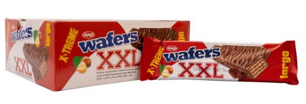 Bánh xốp phủ kem sôcôla hạt phỉ X-treme Wafers XXL Thổ Nhĩ Kỳ 55g