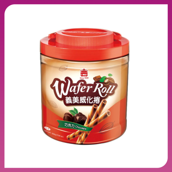Bánh cuộn vị socola Imei Wafer Roll Đài Loan 500g