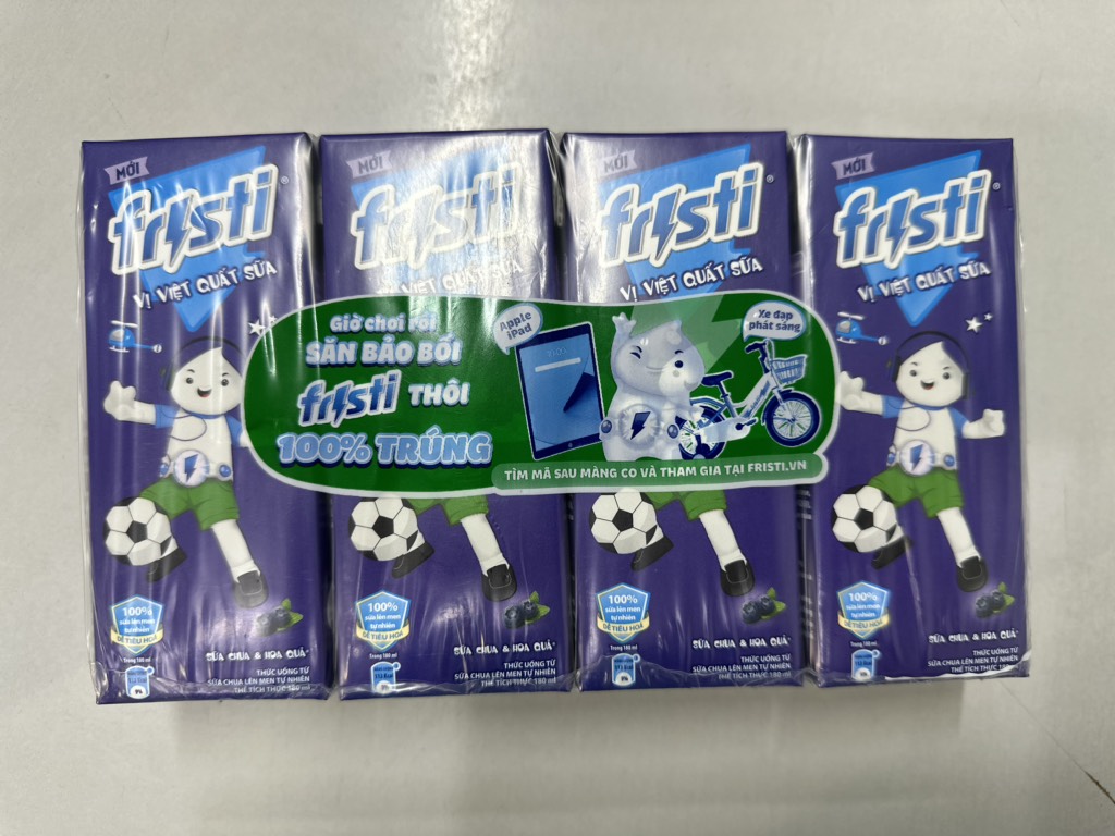 Sữa chua uống Fristi vị việt quất 180ml
