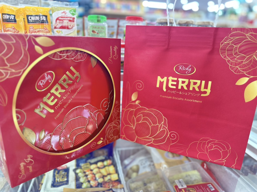 Bánh quy bơ trứng giòn thập cẩm Richy Merry 333g