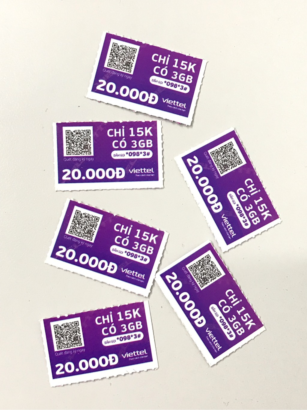 Thẻ điện thoại Viettel 20k