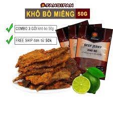 Bò khô miếng Fansipan gói 50g