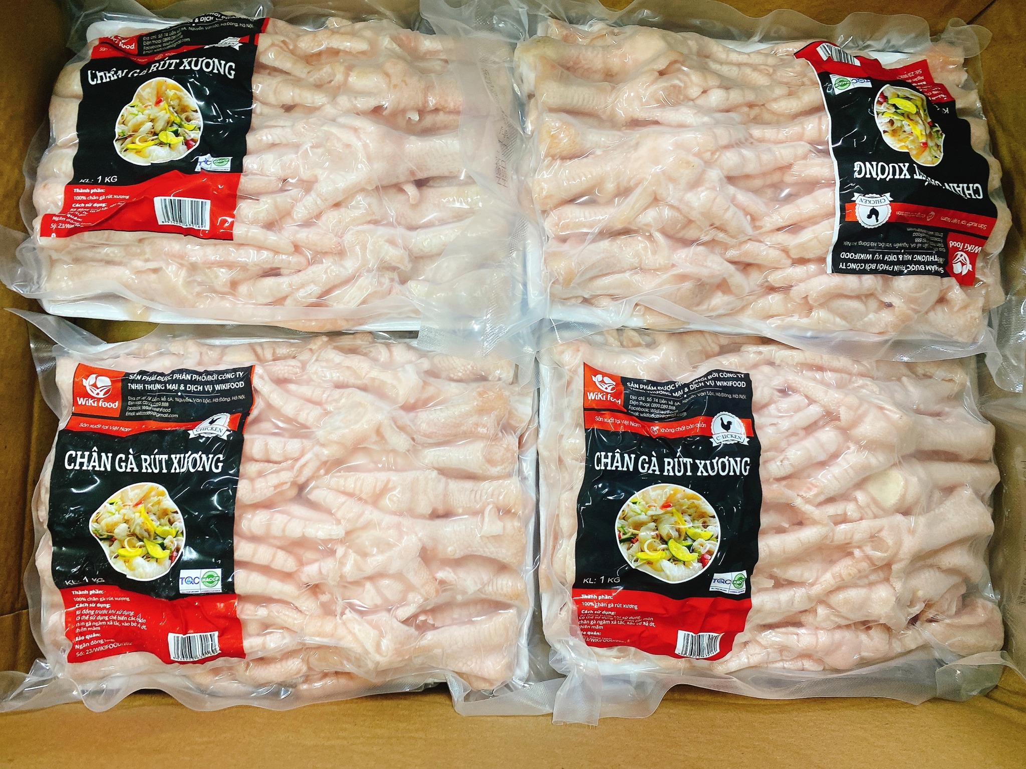 Chân gà rút xương Wiki Food 1Kg