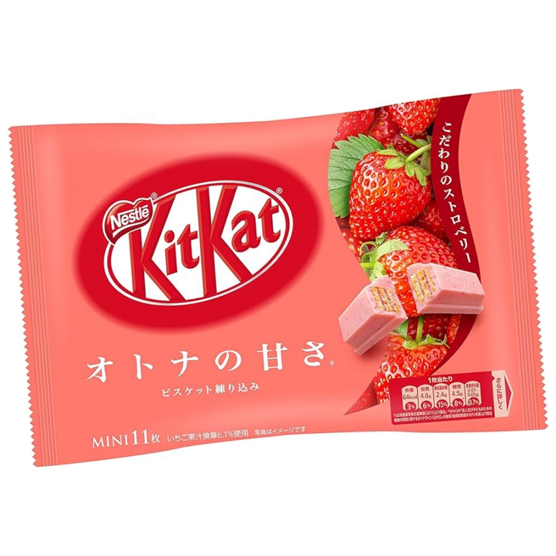 Bánh Kitkat vị dâu tây 11 thanh Nhật Bản 124.3g