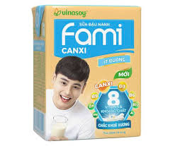 Sữa Fami canxi ít đường 200ml