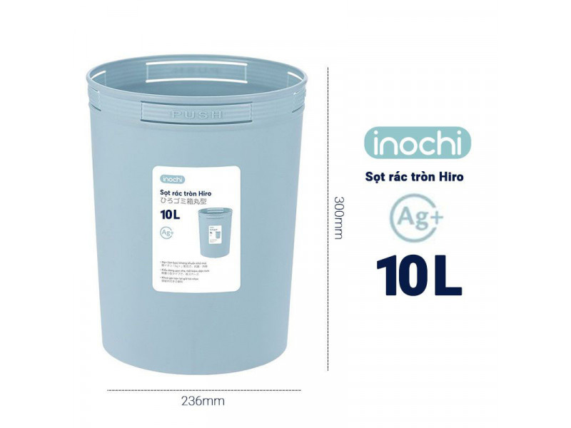Sọt rác Inochi Hiro 10L