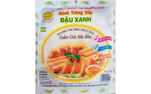 Bánh tráng xốp đậu xanh Bảo Đức 110g