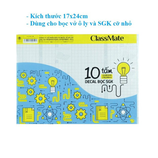 Bọc vở đề can Classmate DC315 - 170*240mm