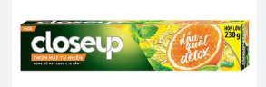 Kem đánh răng Closeup thơm mát tự nhiên hương dầu quất và thảo dược 230g