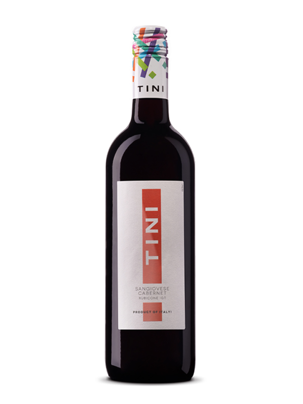 Rượu vang đỏ chát Tini Sangiovese Cabernet Rubicone 2022 Ý 13% 750ml VD/0813-22