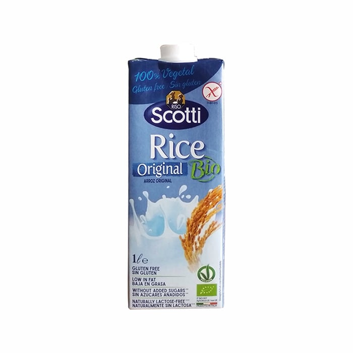 Sữa gạo tự nhiên hiệu Riso Scotti Ý 1L